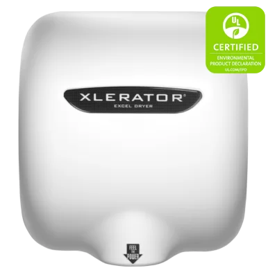 secador de manos xlerator blanco